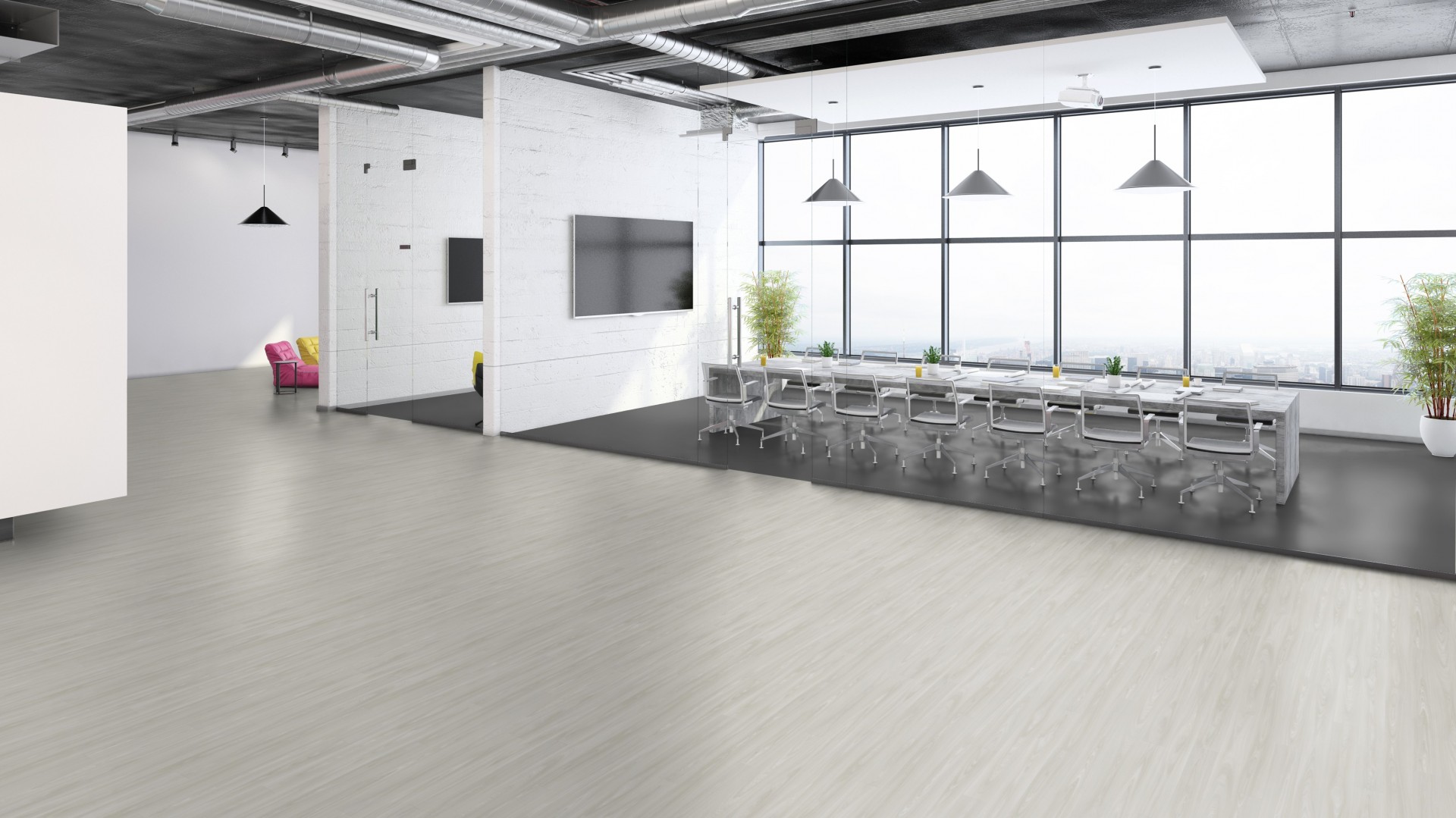 Tarkett Tapiflex Essential 50 Citizen Oak plank-light grey